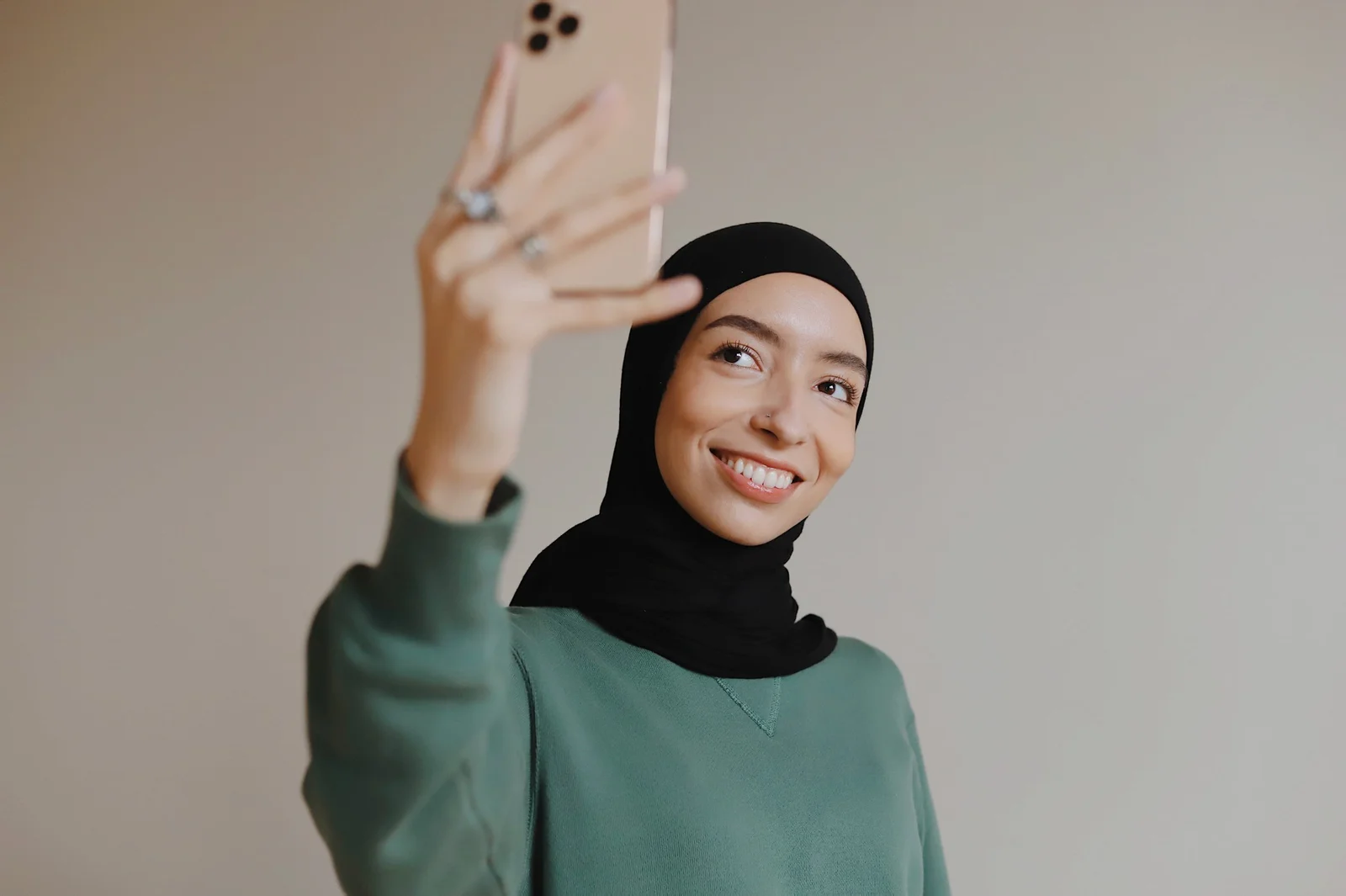 Woman using a mobile phone